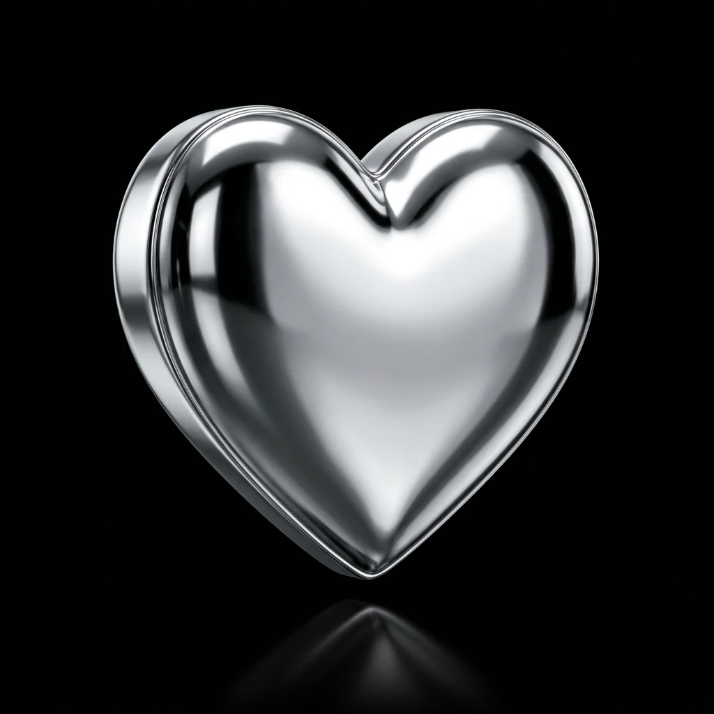 3D Chrome Heart